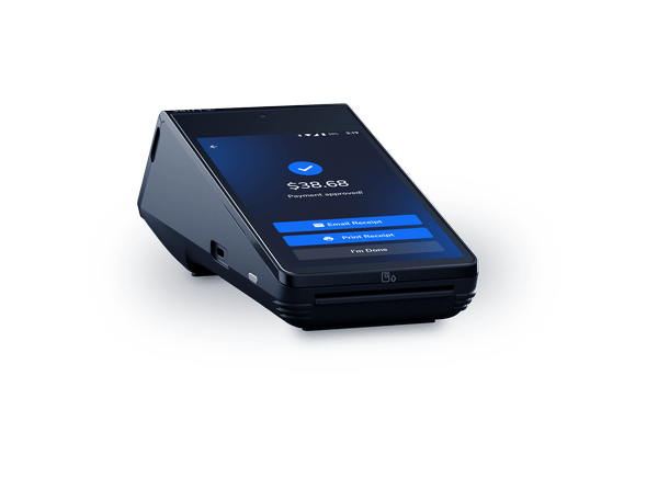 SkyTab Mobile POS terminal tilted view – ergonomic angle SkyTab Mobile POS terminal tilted view – ergonomic angle
