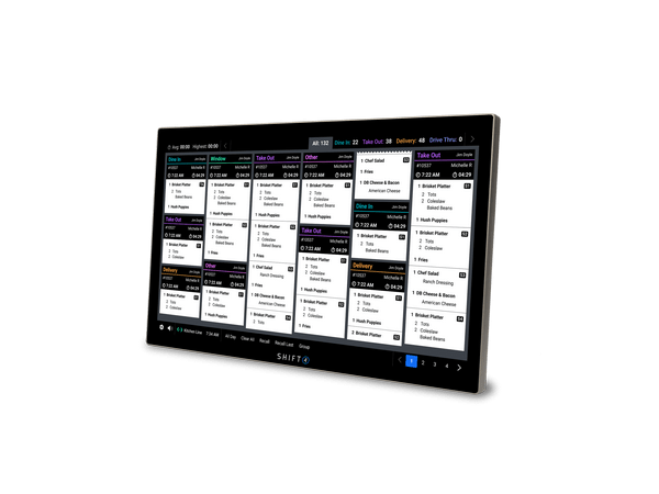SkyTab Kitchen Display screen – angled right view SkyTab Kitchen Display screen – angled right view