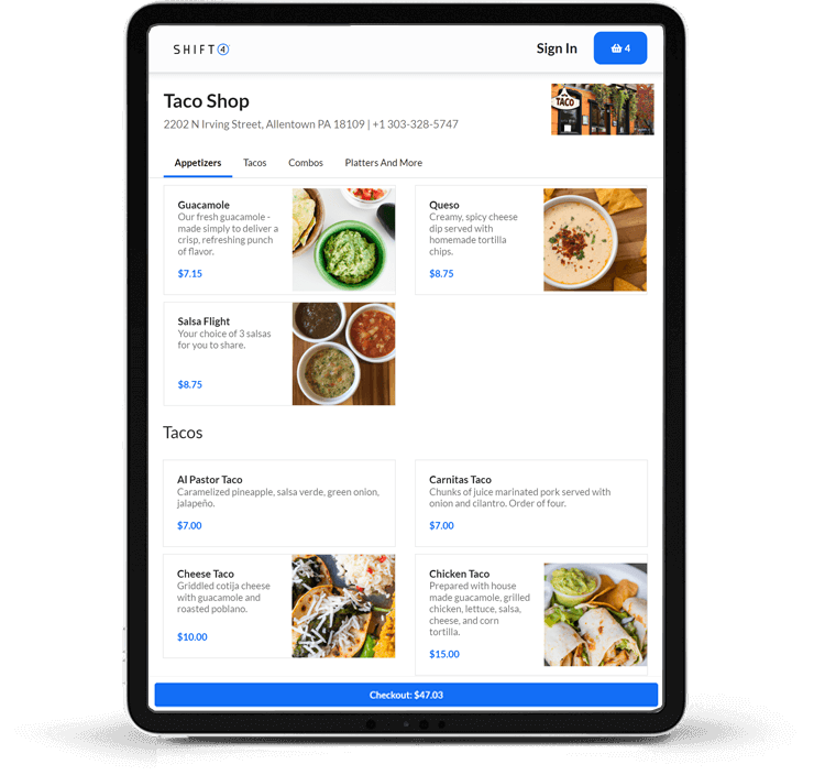online ordering pos 3