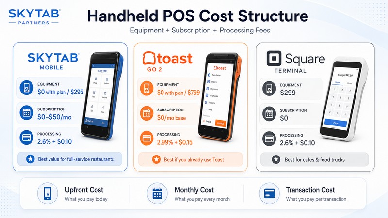 Shift4 Dine cost structure infographic