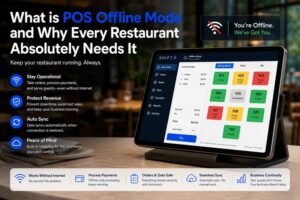 POS offline mode feature infographic POS offline mode feature infographic
