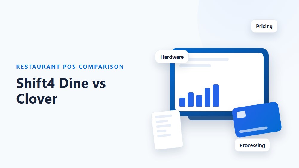 Shift4 Dine vs Clover restaurant POS comparison